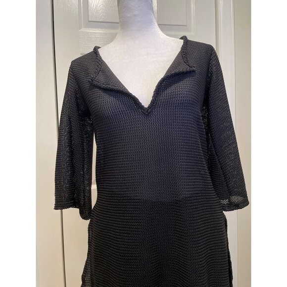 Vtg Jordan Taylor Womens Open Knit Sweater‎ Size S Y2K Whimsigoth Sheer Witchy - Picture 2 of 14